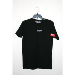 Top Gun Movie Embroidered Black T-Shirt Size Small